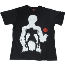 Bunlardan İstiyorum Death Note Silhouettes Tişört Siyah