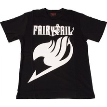 Bunlardan İstiyorum Fairy Tail Tişört Siyah