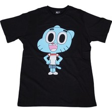 Bunlardan İstiyorum Gumball Watterson Tişört Siyah