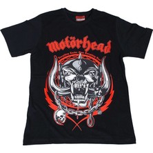 Bunlardan İstiyorum Motörhead Album Tişört Siyah