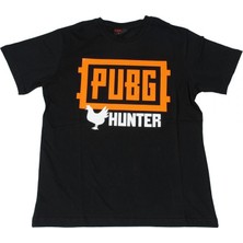 Bunlardan İstiyorum Pubg Chicken Hunter Tişört Siyah