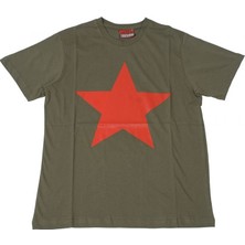 Bunlardan İstiyorum Red Star Tişört Green