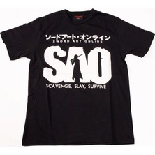 Bunlardan İstiyorum Sao No: 1 Tişört Siyah