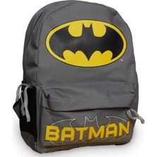 Bunlardan İstiyorum Batman Vintage Logo Sırt Çantası Gri
