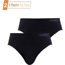 Loose Fit 2'li Siyah Slip 9625