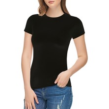 Tutku Elit 3 Adet Siyah Renk Kısa Kollu Atlet Fanila