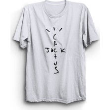 Stonedfame Cactus Jack Travis Scott Astroworld Baskılı Tshirt