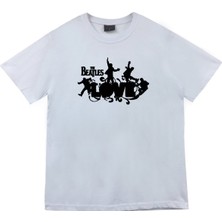 Stonedfame The Beatles Baskılı T-Shirt