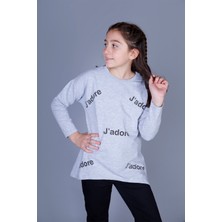 Toontoy Kız Çocuk Jadore Baskılı T-Shirt