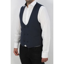 Varetta Antrasit Erkek Slim Fit Yelek Ve Bordo Papyon