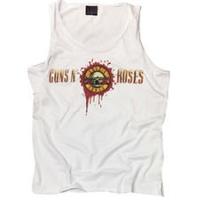 Stonedfame Guns N Roses Baskılı Sıfır Kol T-Shirt