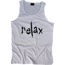 Stonedfame Relax Baskılı Sıfır Kol T-Shirt