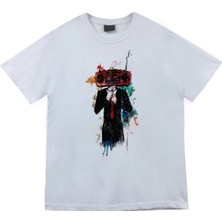 Stonedfame Radiohead Baskılı T-Shirt