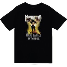 Stonedfame Manowar Baskılı T-Shirt