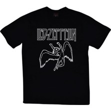 Stonedfame Led Zeppelin Baskılı T-Shirt