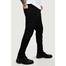 DeepSEA Siyah Slim Fit Likralı Kot Pantolon Esnek Jeans Erkek Kot Pantolon 2100441