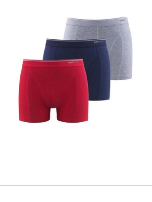 Tender Cotton 3'lü Asorti Boxer 9673 - 953