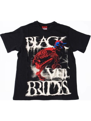 Bunlardan İstiyorum Black Veil Brides No:1 Tişört Siyah