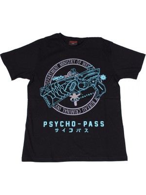 Bunlardan İstiyorum Psyco Pass No: 1 Tişört Siyah