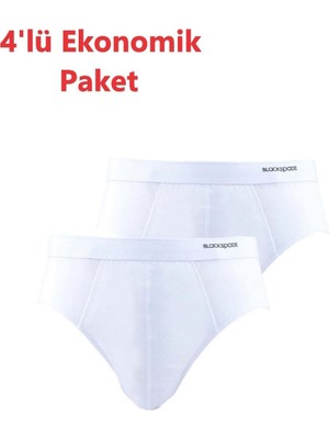 Blackspade %100 Pamuklu 4'lü Ekonomik Paket Erkek Slip
