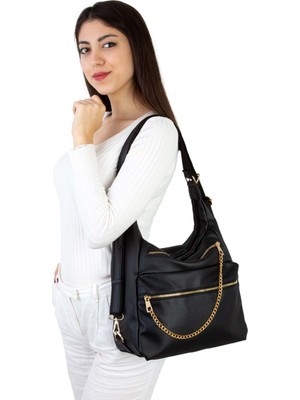 Nas Bag 1104 - Siyah - Yıkamalı