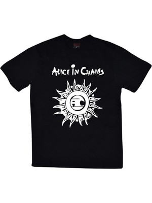 Stonedfame Alice In Chains Baskılı T-Shirt
