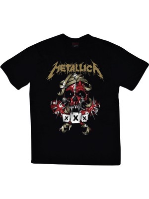 Stonedfame Metallica Baskılı T-Shirt