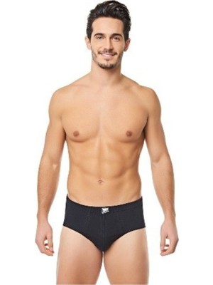 Tutku Erkek Slip Külot  %100 Pamuk Siyah ac0109 6'lı Paket