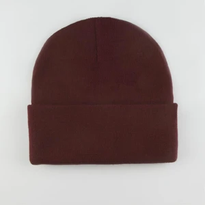 Sabah Trend Katlamalı Bayan Bere Bordo Renk