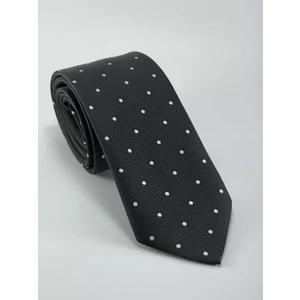 Siyah Beyaz Puntiyeli Kravat