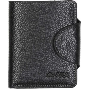 Aka Deri 057 Deri Erkek Kartlık-Cüzdan Siyah