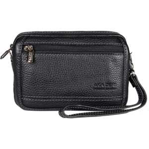 Aka Deri 112 Aka Portföy Çanta Omuz Çanta Siyah