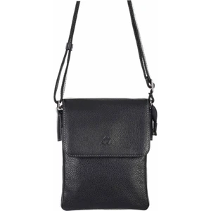 Aka Deri 322 Deri Erkek Omuz Askılı Çanta Siyah