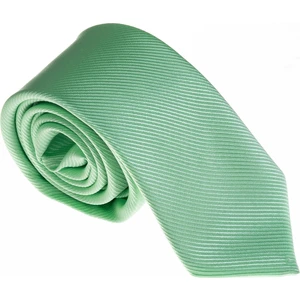 Exve Exclusive Elma Yeşili Kendinden Çizgili El Işi Italyan Kravat