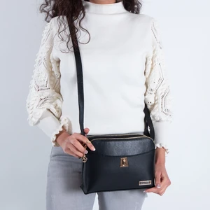 Nas 933 Deri Bayan Çapraz Çanta Kadın  Çanta Siyah