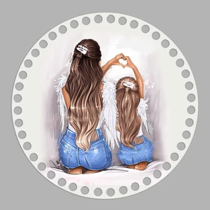 Makaron Ahşap Çanta Plakası (2ADET)