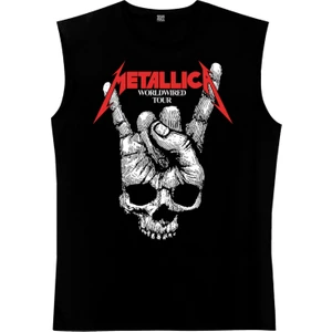 Kuru El Siyah Kesik Kol | Kolsuz Erkek T-Shirt | Atlet