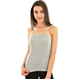 Kadın Gri Ip Askılı Atlet