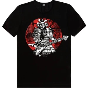 Samuray Solo Siyah Kısa Kollu Erkek Tişört