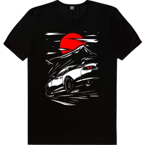 Tokyo Drift Siyah Kısa Kollu Erkek Tişört