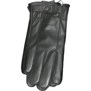 Işnar Moda Moda Dokunmatik Ekran Uyumlu Erkek Suni Deri Eldiven 18K010