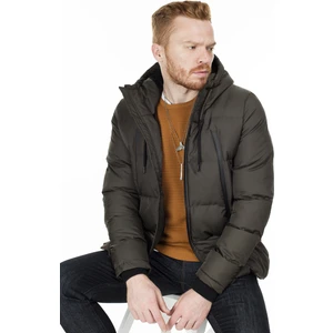 Kapüşonlu Suya ve Rüzgara Dayanıklı Soğuk Geçirmez Slim Fit Mont Erkek MONT 5717101