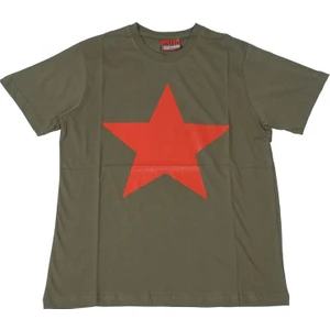 Bunlardan İstiyorum Red Star Tişört Green