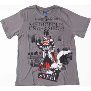 Bunlardan İstiyorum Superman Metropolis Tişört Gri
