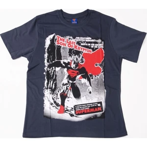 Bunlardan İstiyorum Superman No:10 Tişört Indigo