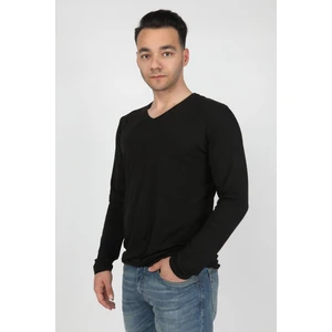 Süprem Uzun Kol T-Shirt Siyah