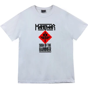 Stonedfame Manowar Baskılı T-Shirt