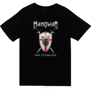 Stonedfame Manowar Baskılı T-Shirt