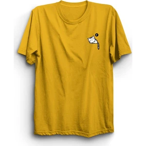 Stonedfame Cepte Uyuyan Kedi Cat Baskılı Tshirt