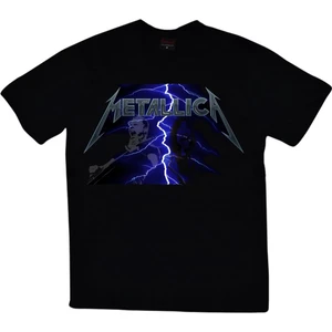 Stonedfame Metallica Baskılı T-Shirt